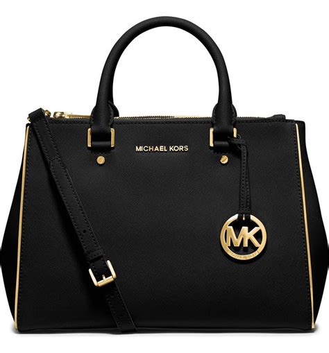 michael kors sutton saffiano leather medium grey satchel|Michael Kors edith large satchel.